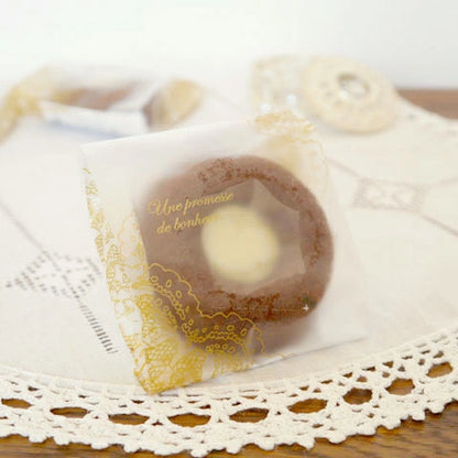 ティグレココア【フィナンシェ】　焼菓子
ティグレ(ココア) プチギフト 結婚式 二次会 ウェディング 披露宴 ありがとう 退職 子ども パーティ ノベルティ 引越し 退職 挨拶 内祝 クッキー クリスマス クリスマス バレンタイン