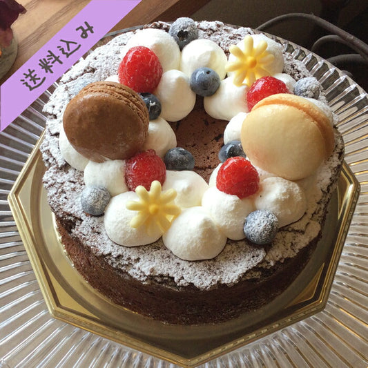 ガトーショコラ ホール５号サイズ 【送料込み】
ガトーショコラ ホール５号　お中元 バースデーケーキ 誕生日ケーキ チョコレートケーキ ショコラケーキ ウエディングケーキ スイーツ お取り寄せ 通販 ギフト 大人 子供