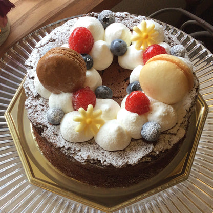 ガトーショコラ ホール５号サイズ 　ガトーショコラ ホール５号　お中元 バースデーケーキ 誕生日ケーキ チョコレートケーキ ショコラケーキ ウエディングケーキ スイーツ お取り寄せ 通販 ギフト 大人 子供
